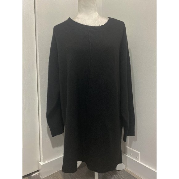 a.n.a. Black Tunic NWOT Sweater Size 0X - Picture 8 of 8